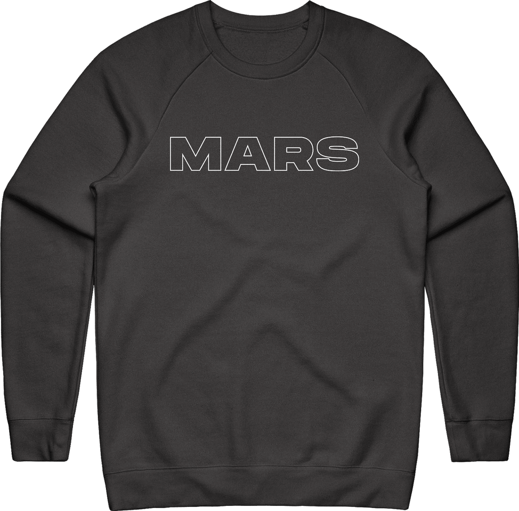Mars Outline Crewneck - Charcoal - ARMA - Sweater