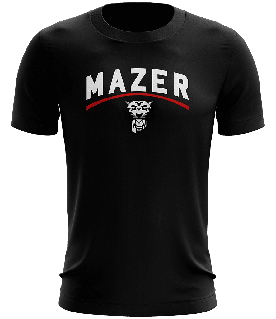 Mazer Text Tee - Black - ARMA