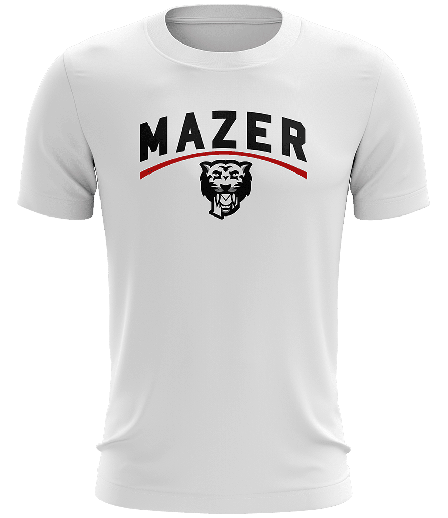 Mazer Text Tee - White - ARMA