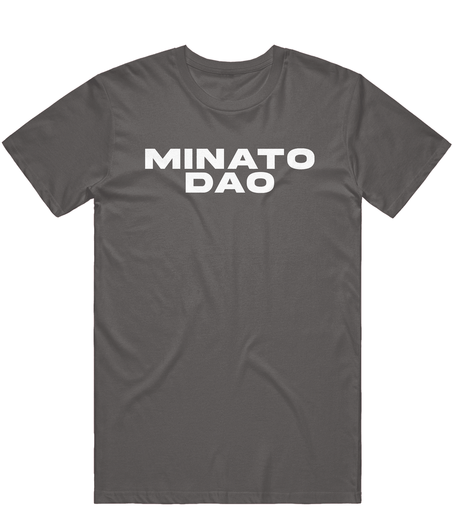 Minato Dao Text Tee - Charcoal - ARMA - T-Shirt