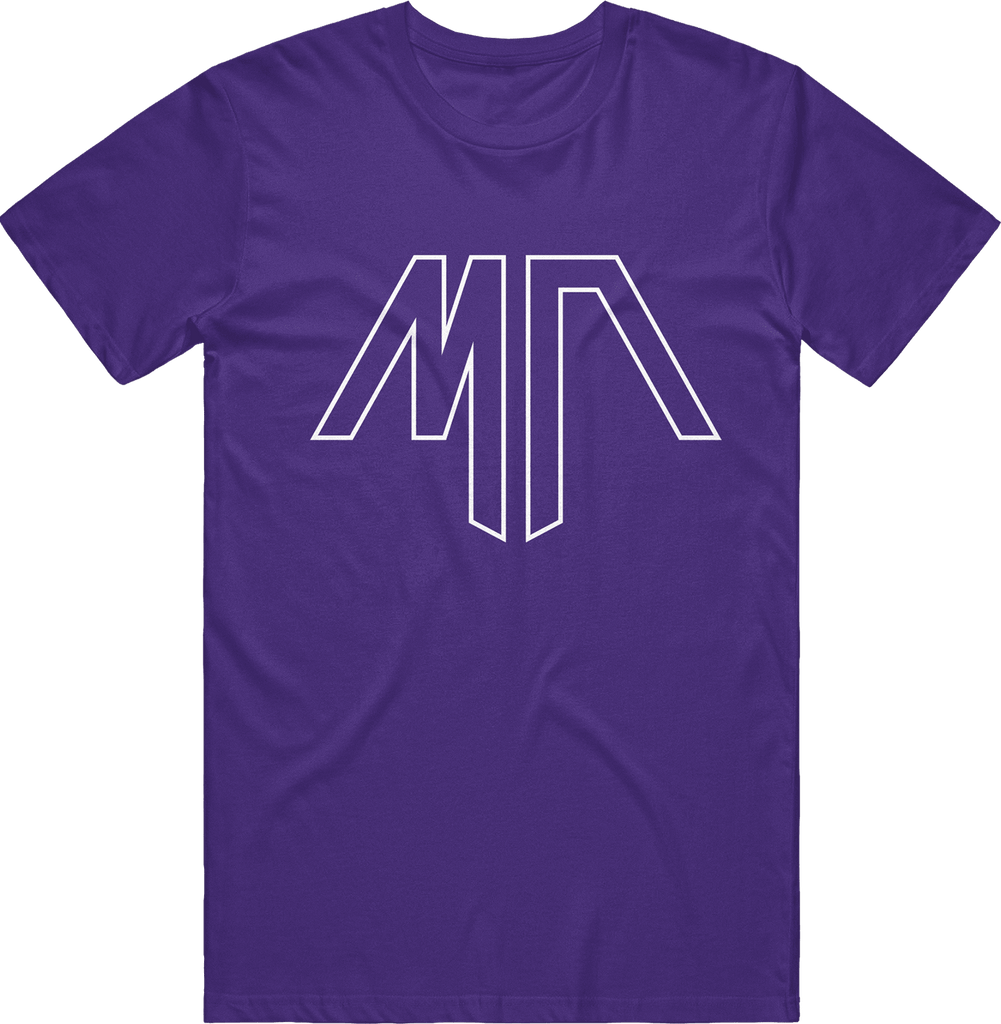Moon Outline Tee - Purple - ARMA - T-Shirt