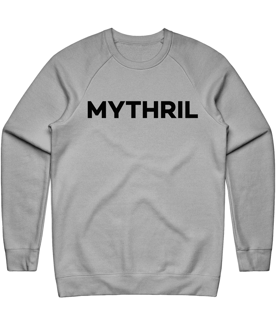 Mythril Text Crewneck - Grey - ARMA