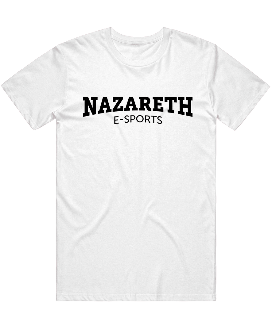 Nazareth Text Tee - White - ARMA - T-Shirt