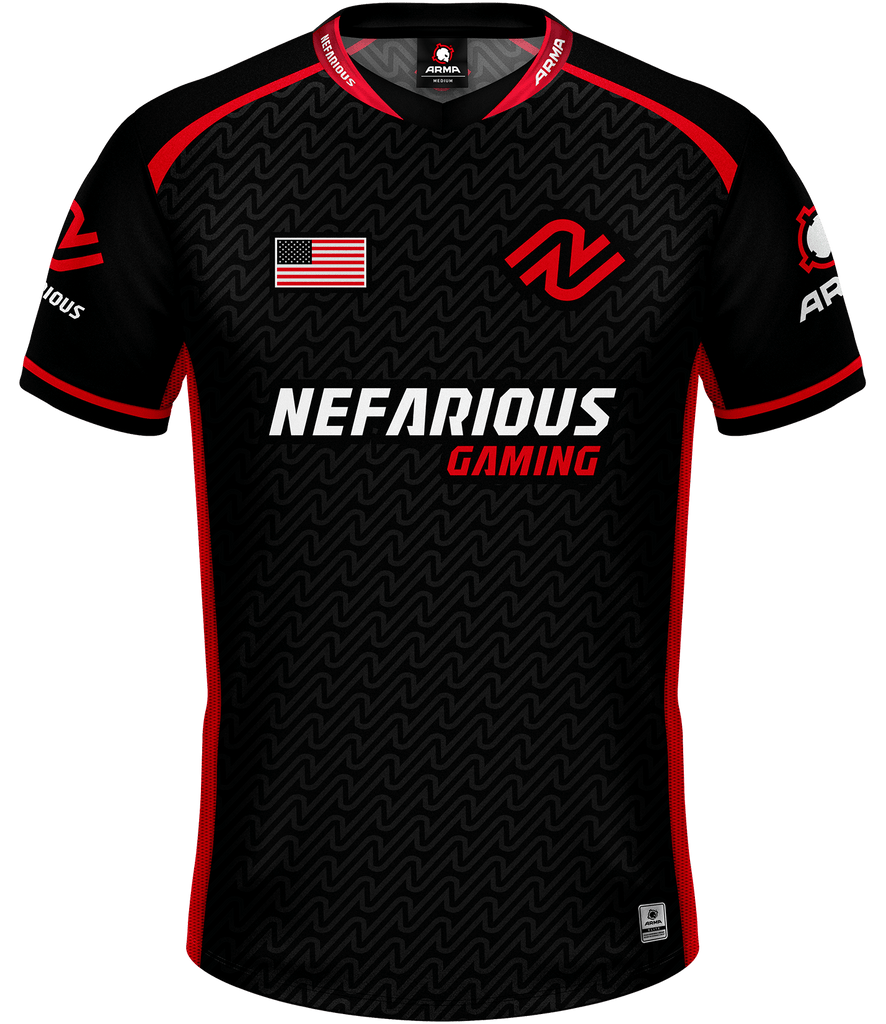 Nefarious ELITE Jersey - Black - ARMA - Esports Jersey