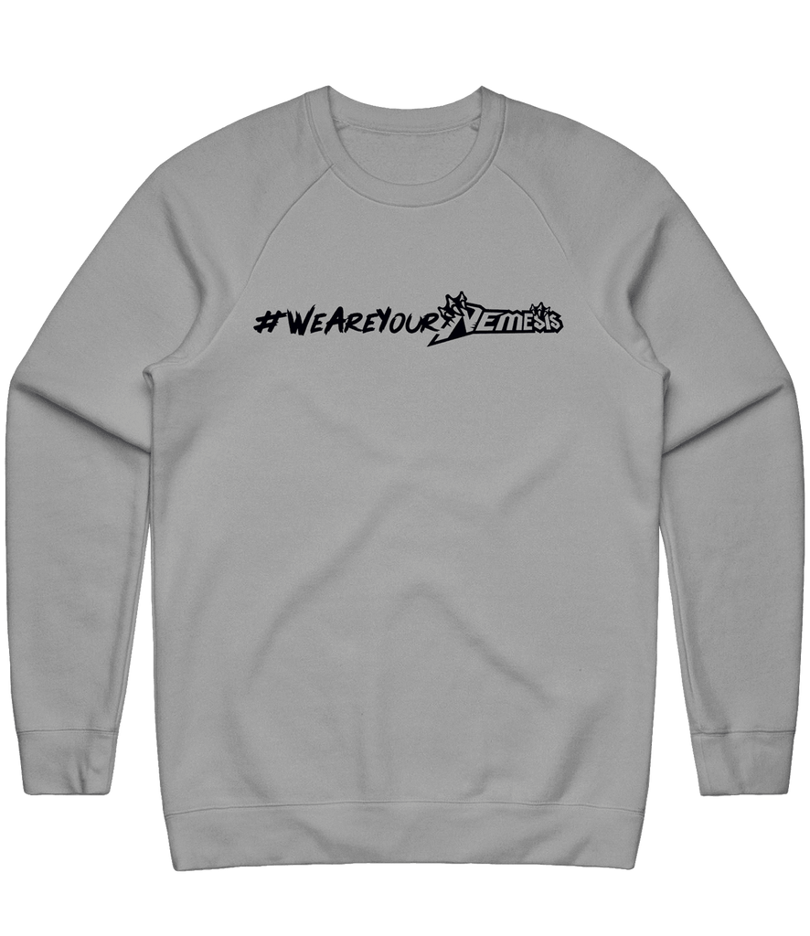 Nemesis Hashtag Crewneck - Grey - ARMA