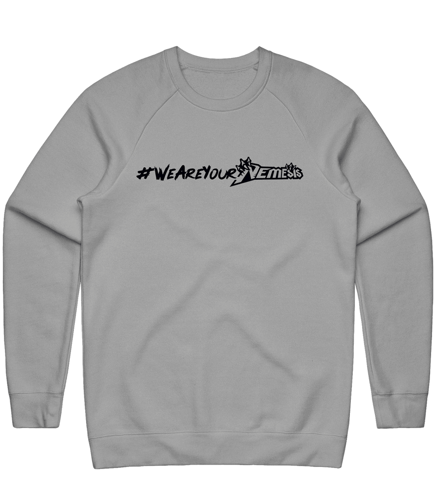 Nemesis Hashtag Crewneck - Grey - ARMA - Sweater