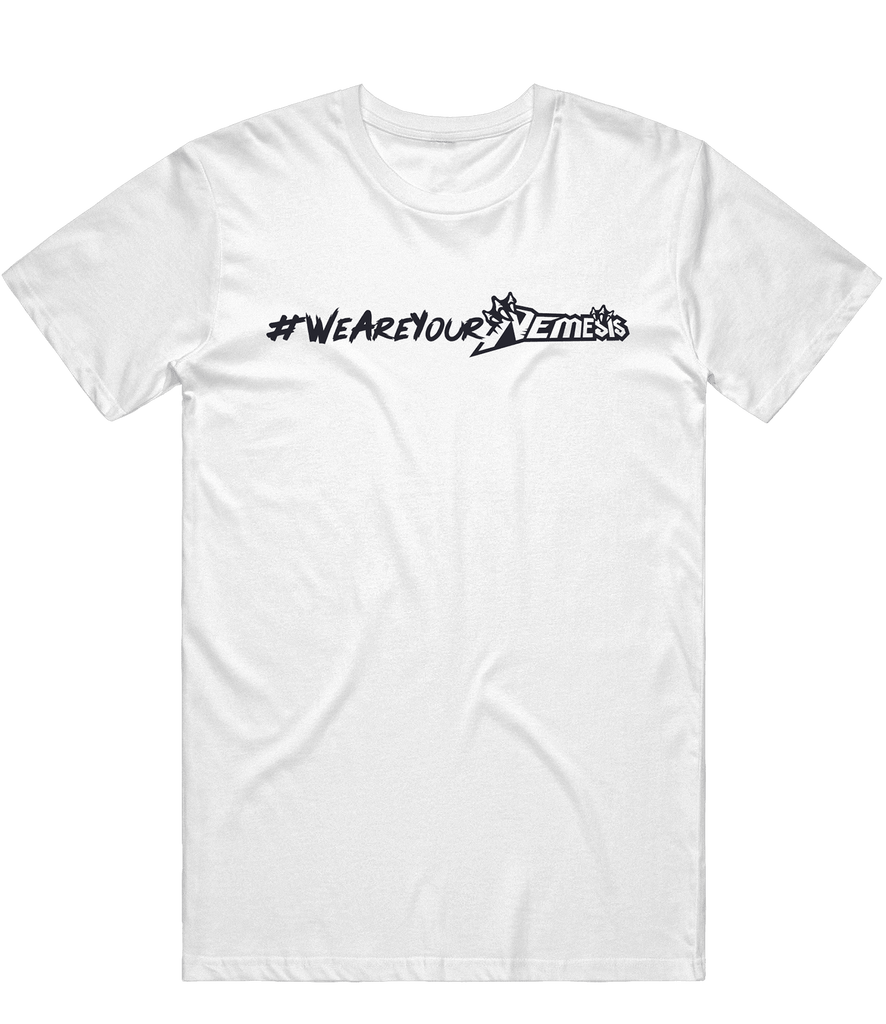 Nemesis Hashtag Tee - White - ARMA - T-Shirt