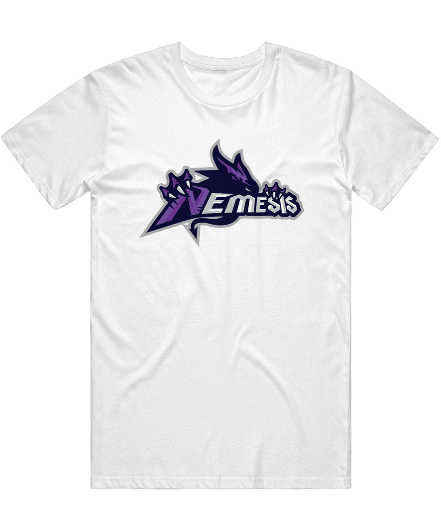 Nemesis Logo Tee - White - ARMA