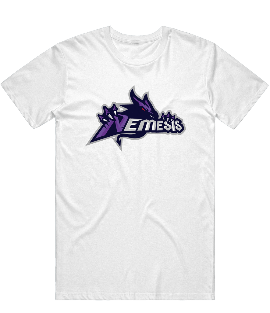 Nemesis Logo Tee - White - ARMA - T-Shirt