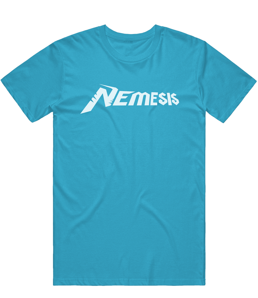 Nemesis Text Tee - Blue - ARMA - T-Shirt