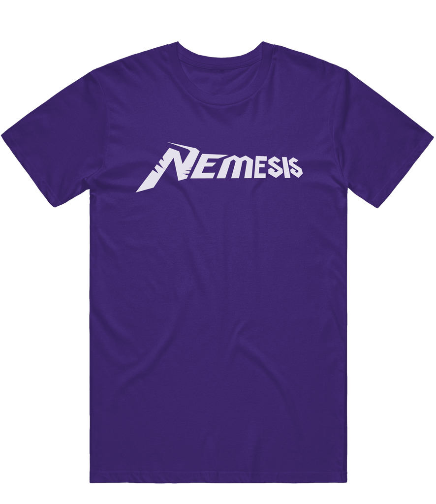 Nemesis Text Tee - Purple - ARMA