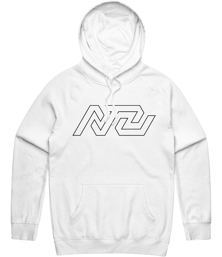 NoiZ Outline Hoodie - White - ARMA