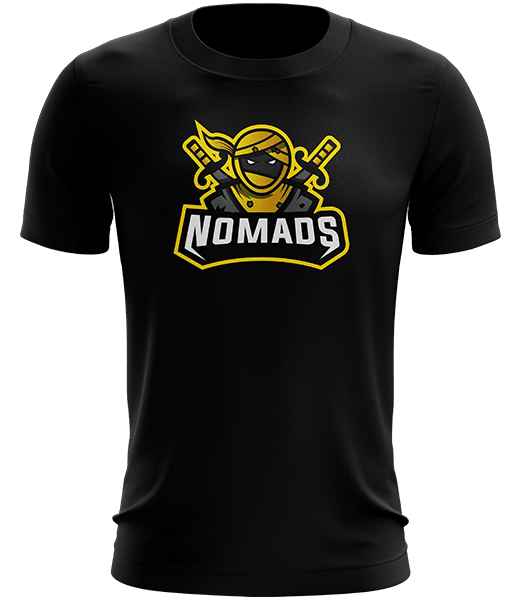 Nomads Logo Tee - Black - ARMA - T-Shirt