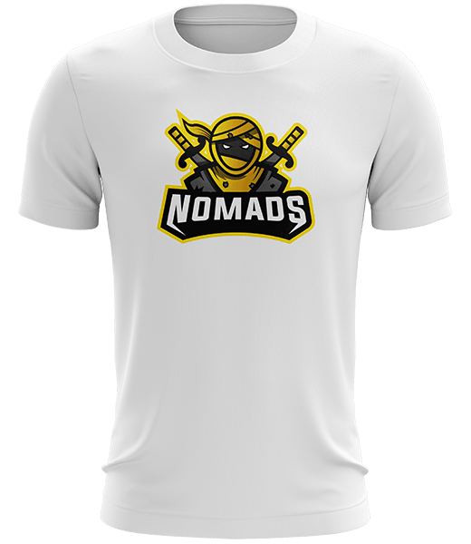Nomads Logo Tee - White - ARMA - T-Shirt