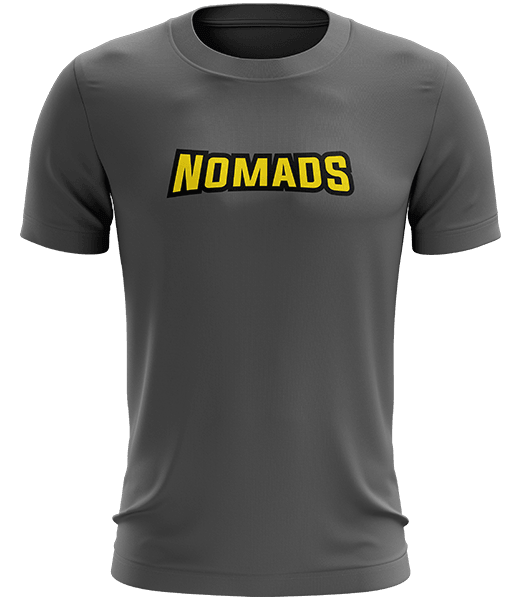 Nomads Text Tee - Charcoal - ARMA - T-Shirt