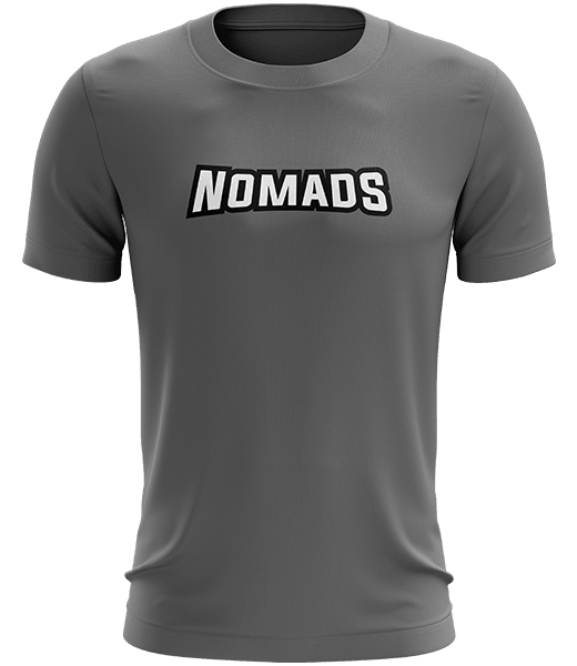 Nomads Text Tee - Light Grey - ARMA - T-Shirt