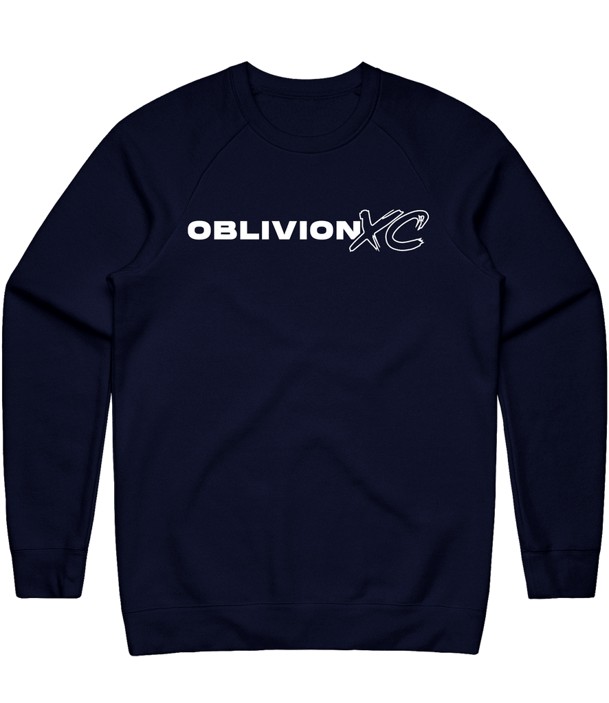 OblivionXC Text Crewneck - Navy - ARMA