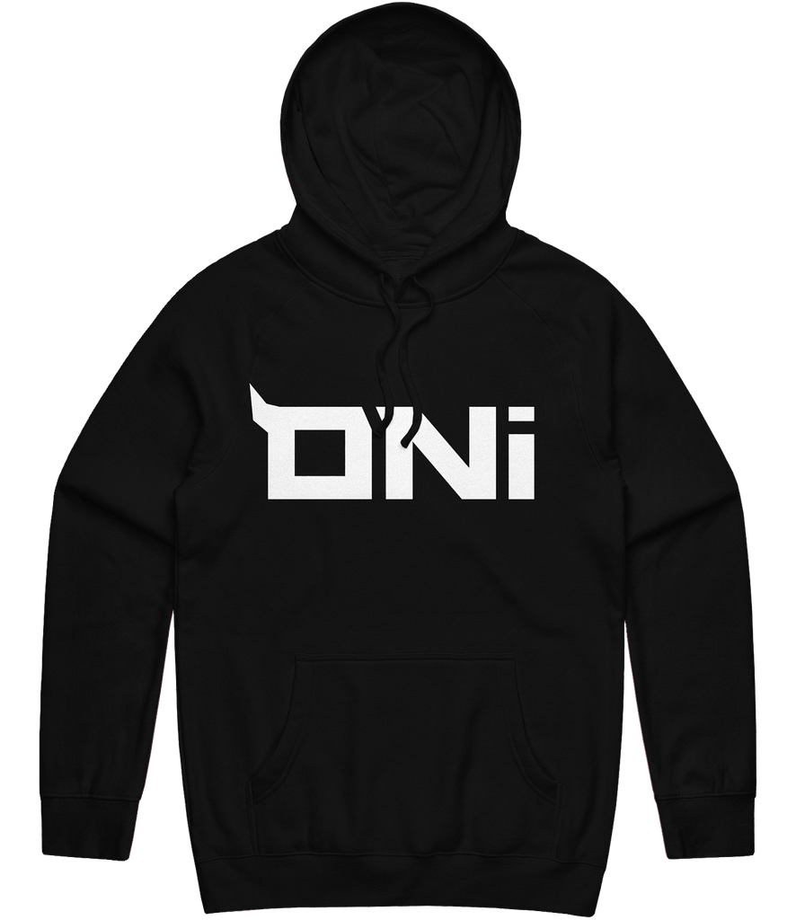 Oni Text Hoodie - Black - ARMA