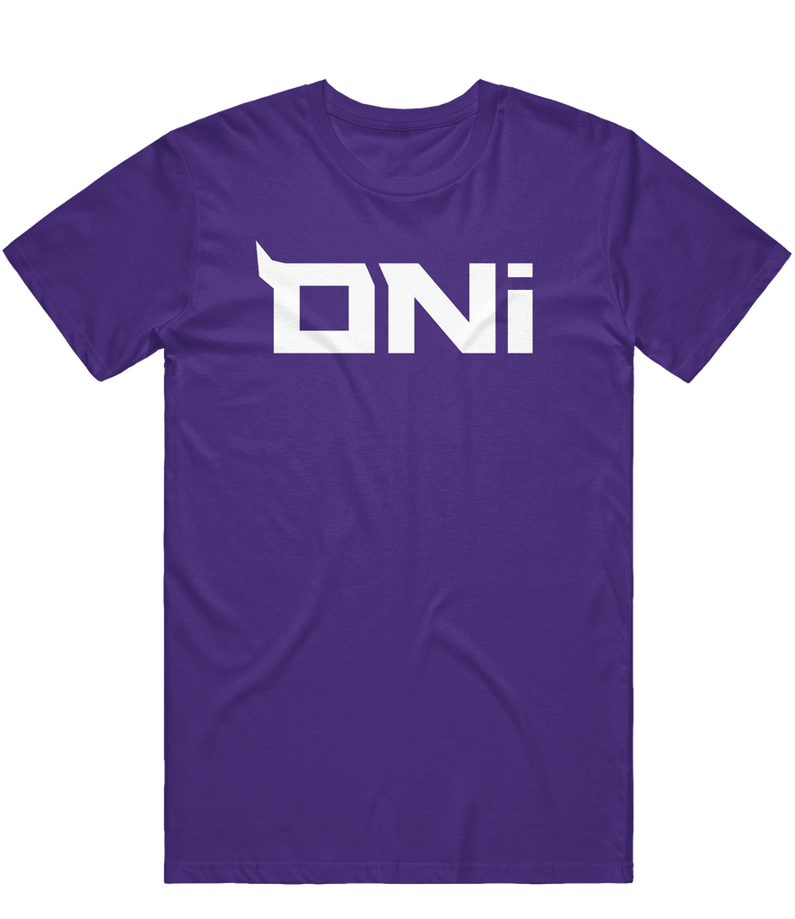 Oni Text Tee - Purple - ARMA