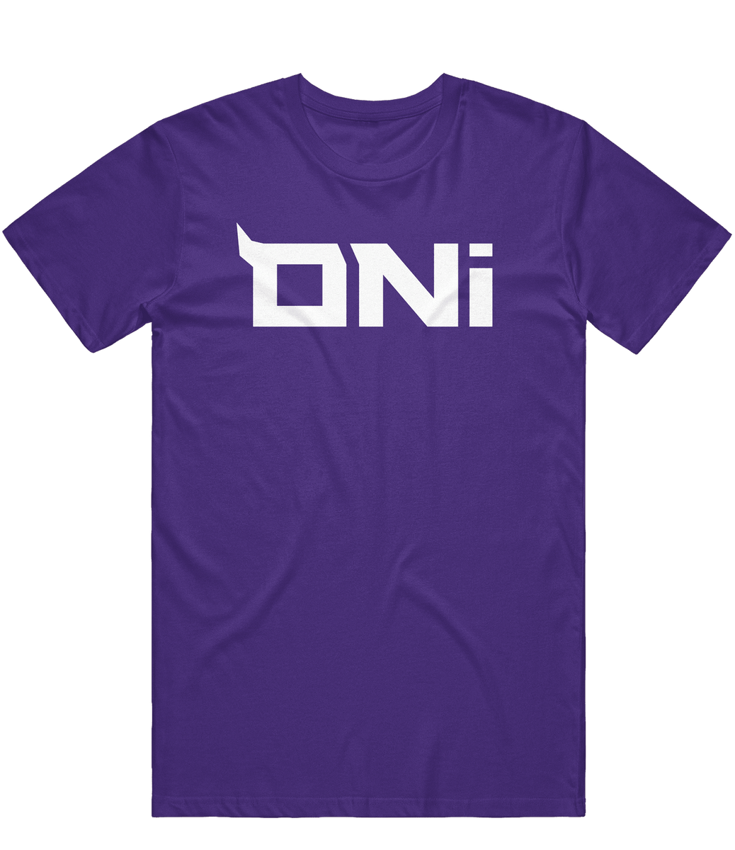 Oni Text Tee - Purple - Custom Esports Jersey by ARMA