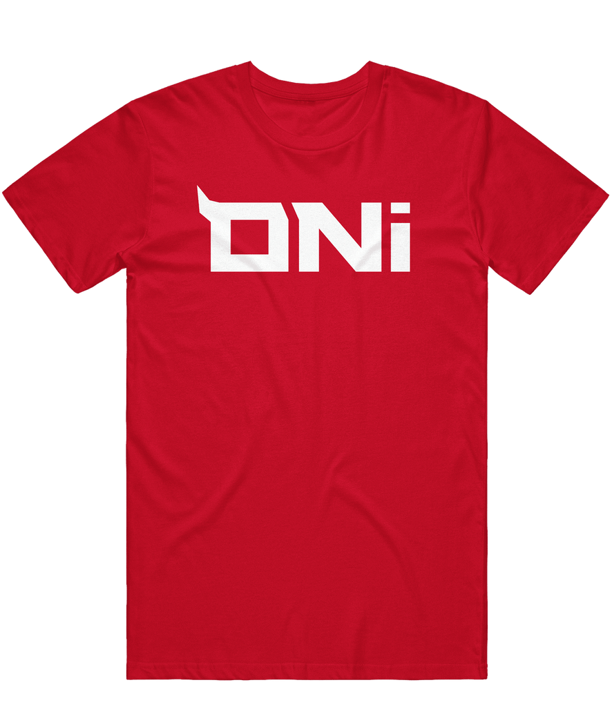 Oni Text Tee - Red - ARMA