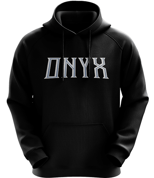 Onyx Text Hoodie - Black - ARMA