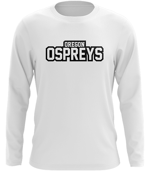 Oregon Ospreys Text Crewneck - White - ARMA - Sweater