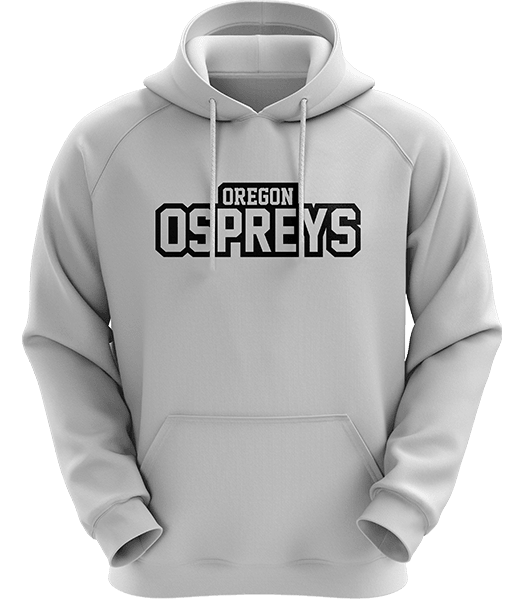 Oregon Ospreys Text Hoodie - White - ARMA - Hoodie