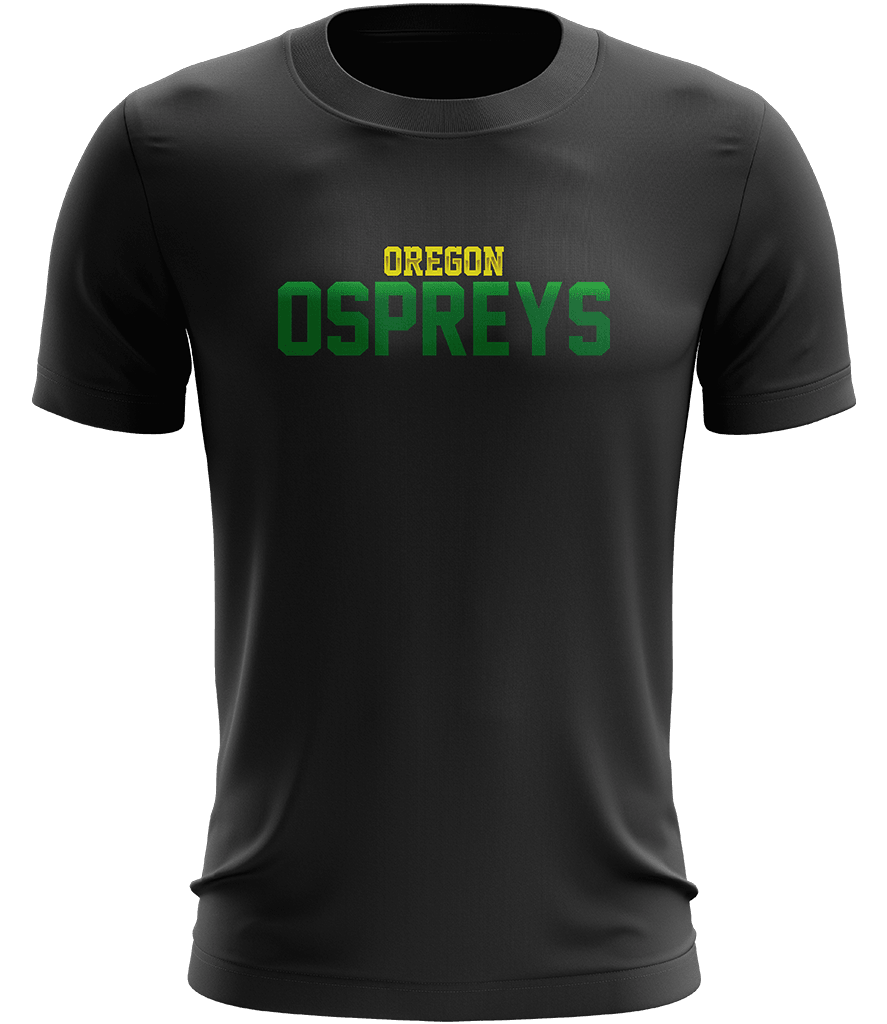 Oregon Ospreys Text Tee - Charcoal - ARMA - T-Shirt