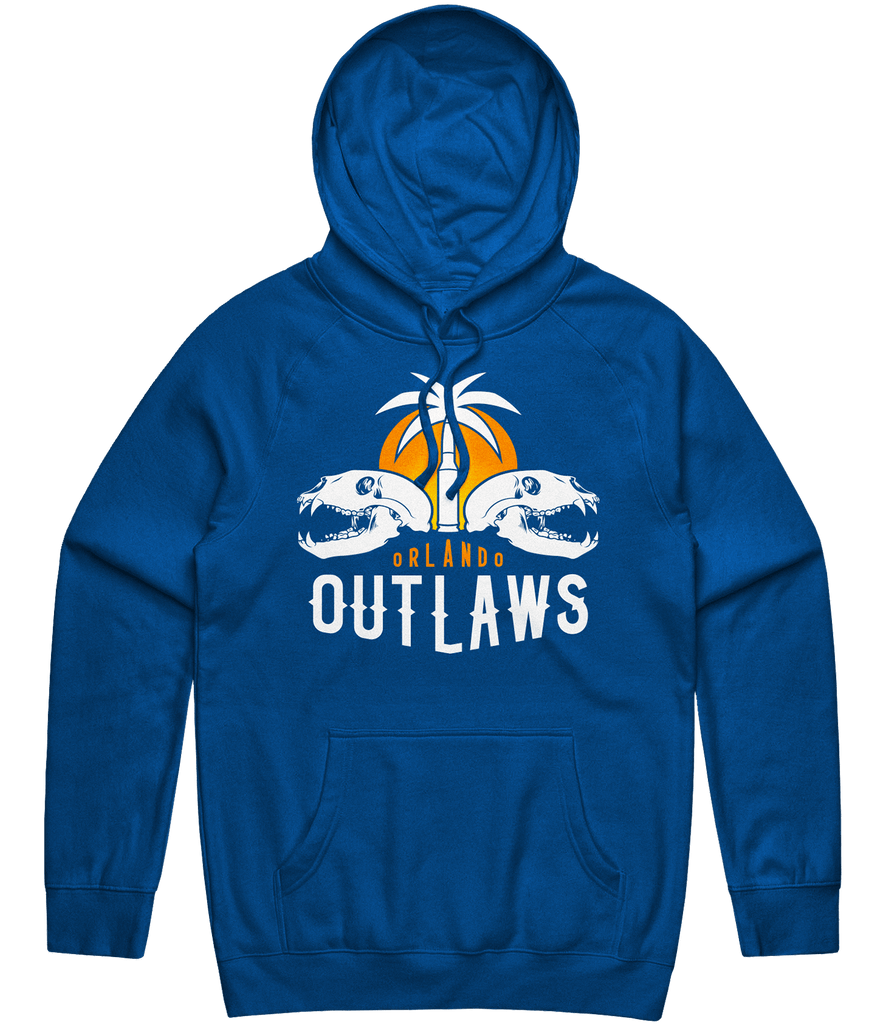 Orlando Outlaws Logo Hoodie - Blue - ARMA
