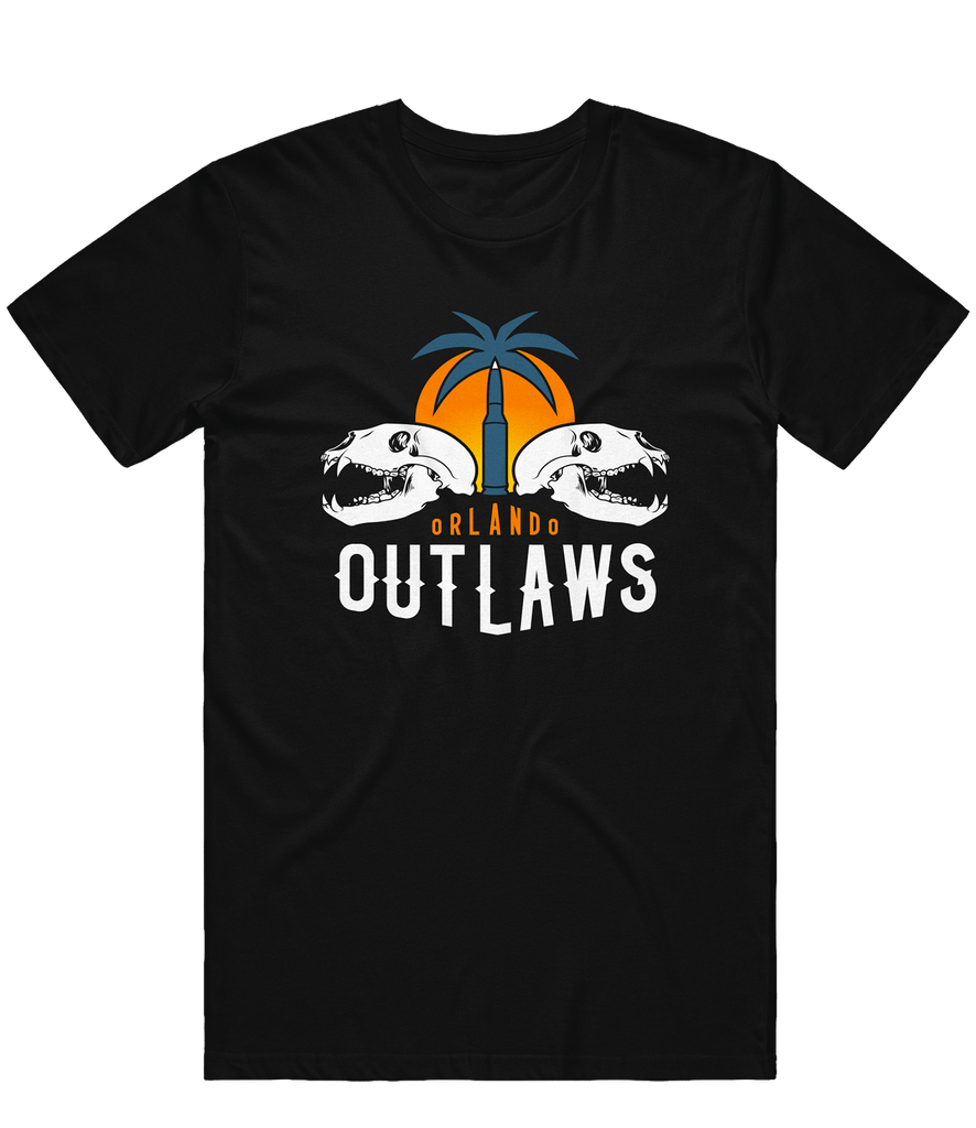 Orlando Outlaws Logo Tee - Black - ARMA