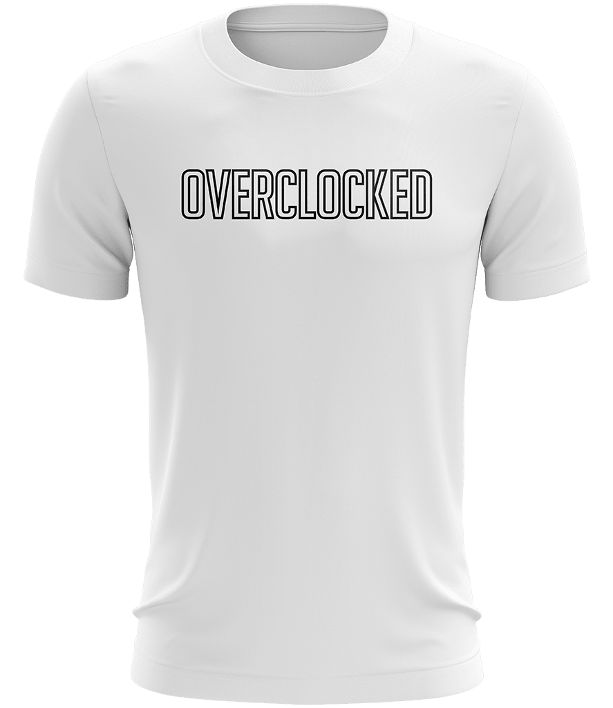 Overclocked Text Tee - white - ARMA - T-Shirt