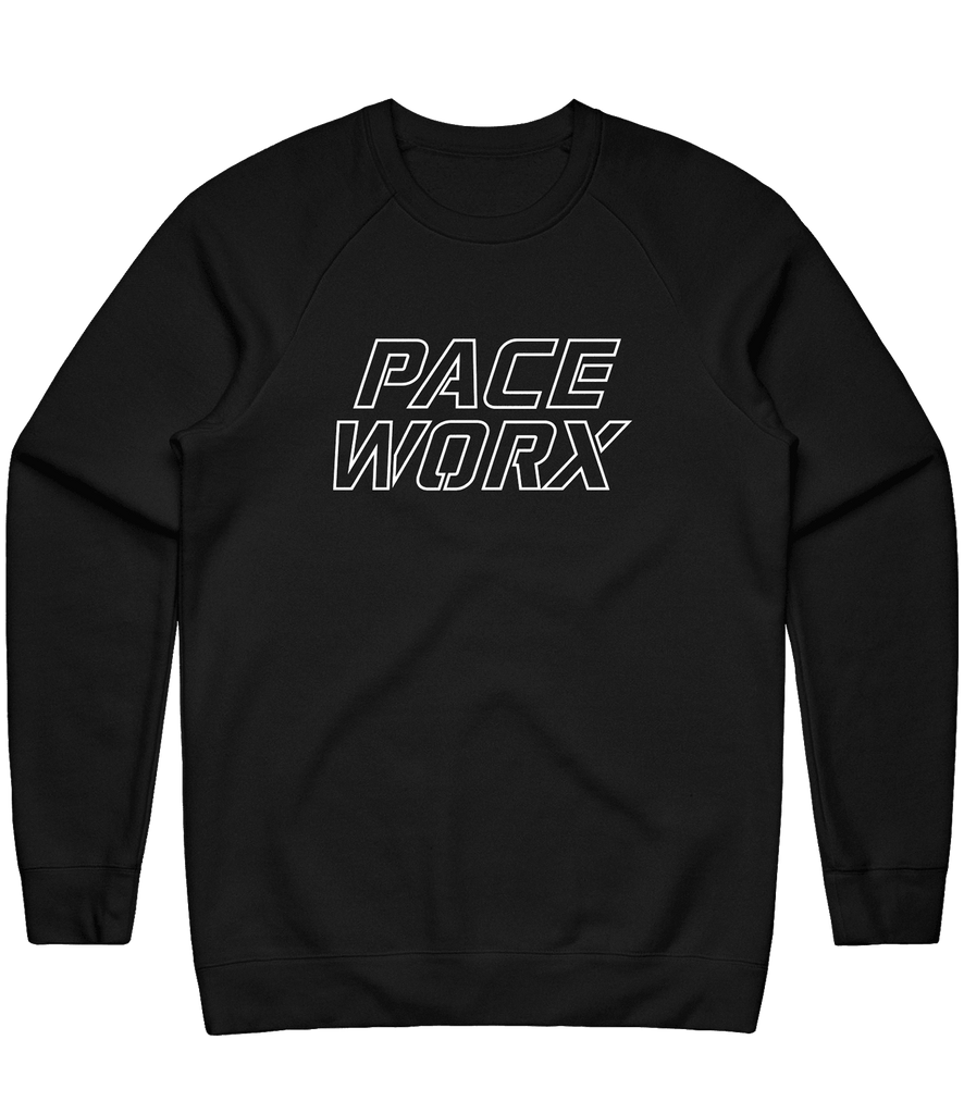 Pace Worx Outline Crewneck - Black - ARMA - Sweater