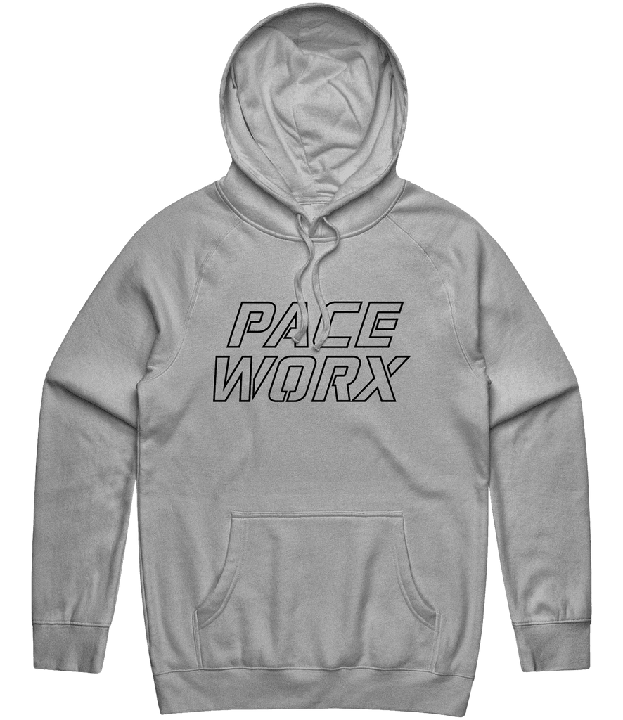 Pace Worx Outline Hoodie - Grey - ARMA