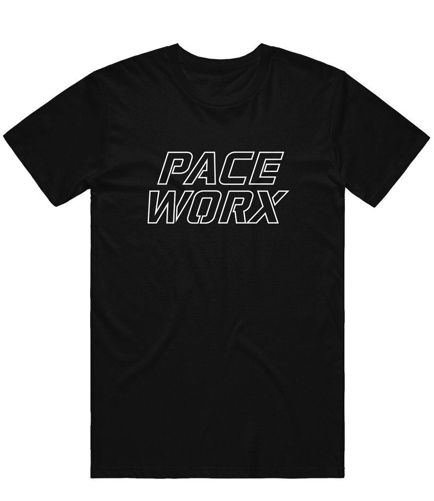 Pace Worx Outline Tee - Black - ARMA