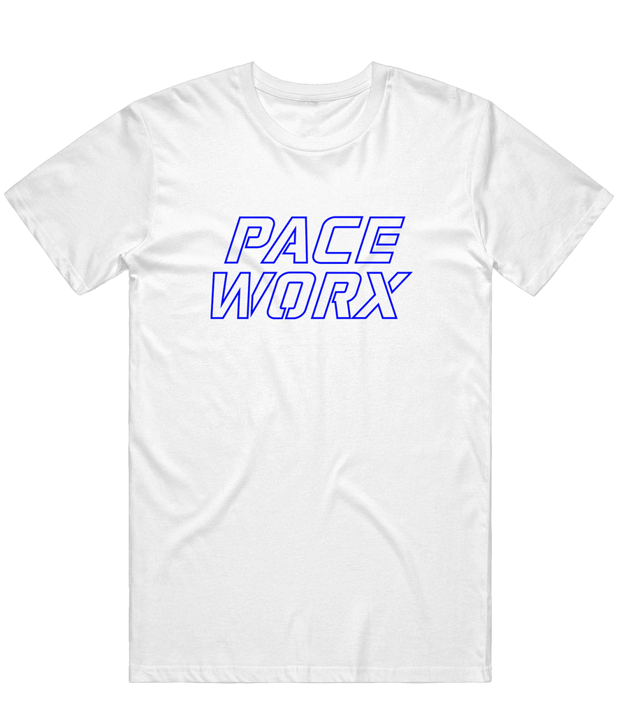 Pace Worx Outline Tee - White - ARMA