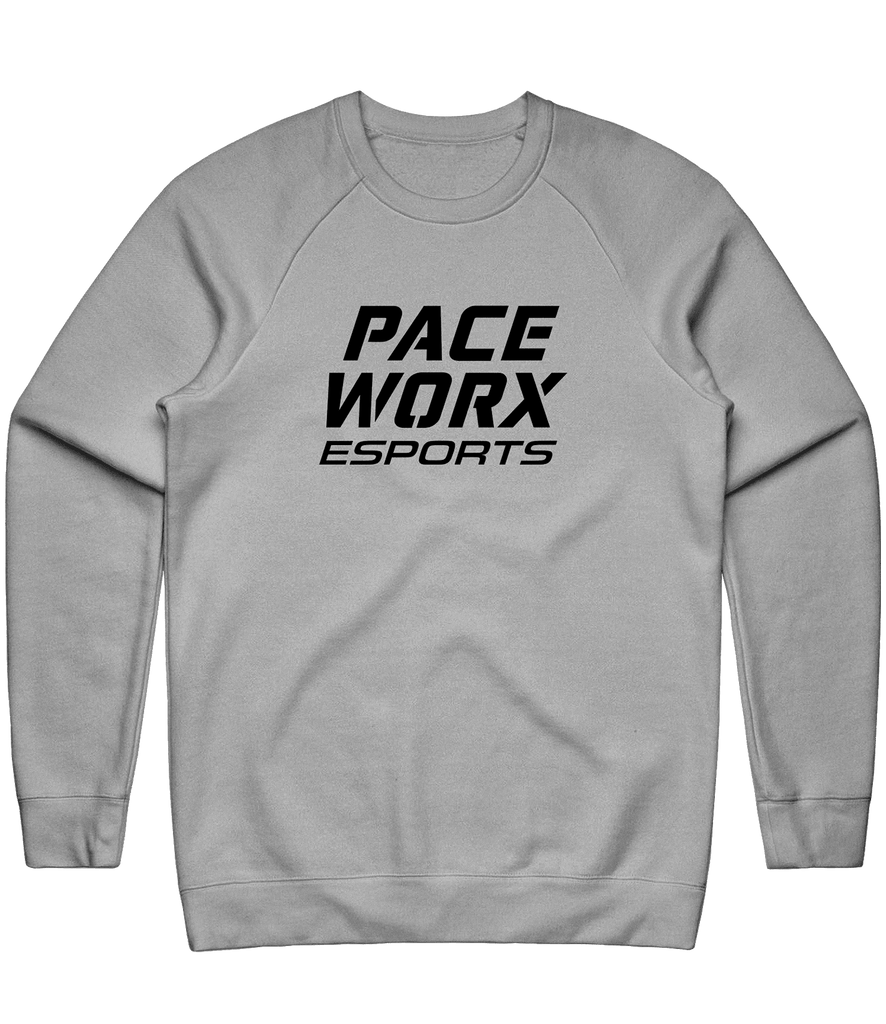 Pace Worx Text Crewneck - Grey - ARMA