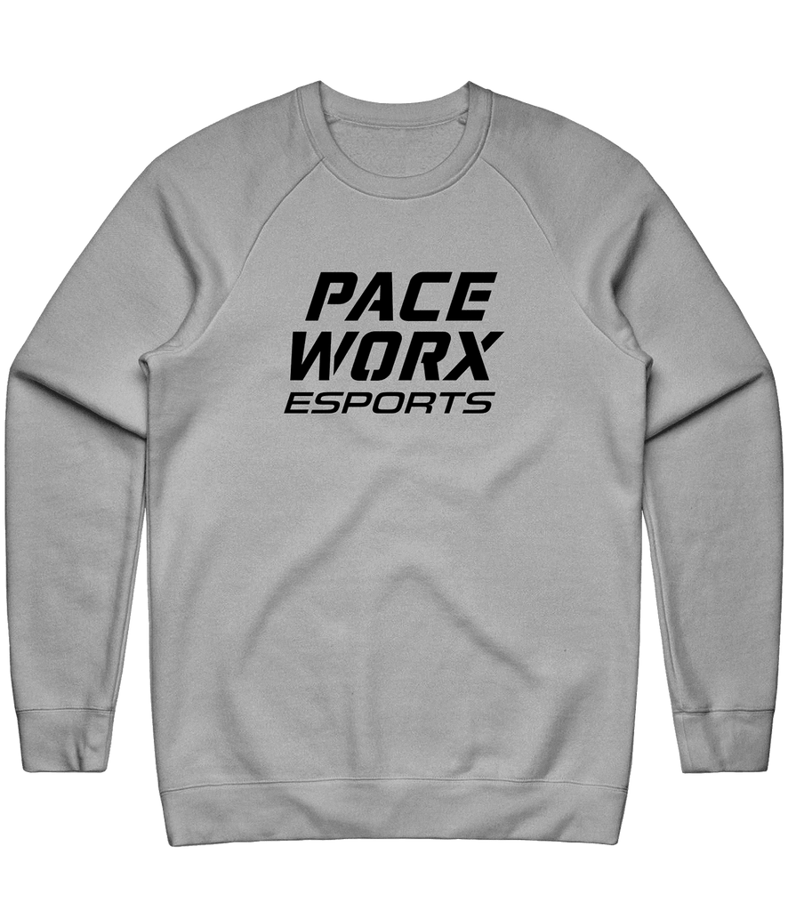 Pace Worx Text Crewneck - Grey - ARMA - Sweater