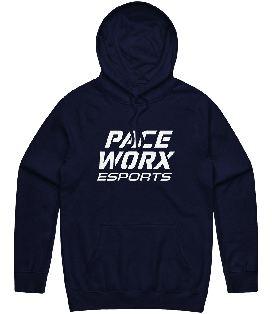 Pace Worx Text Hoodie - Navy - ARMA