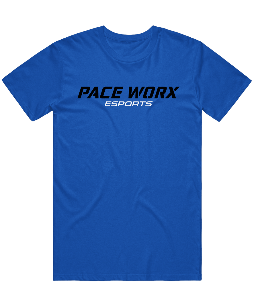 Pace Worx Text Tee - Blue - ARMA