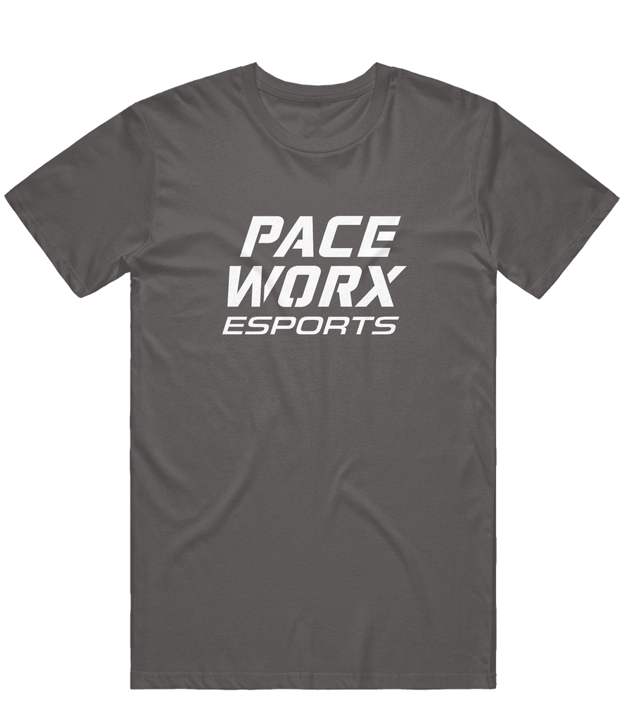Pace Worx Text Tee - Charcoal - ARMA