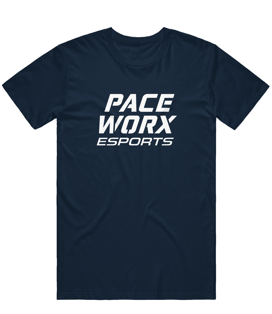 Pace Worx Text Tee - Navy - ARMA