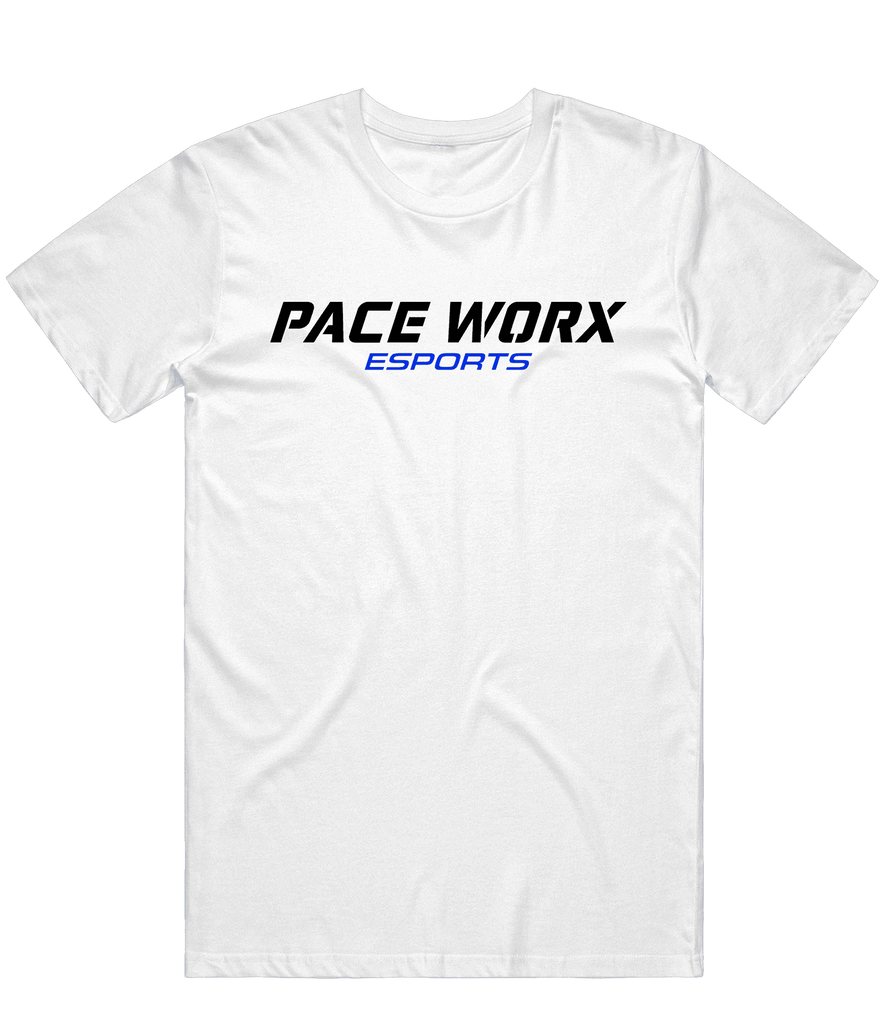 Pace Worx Text Tee - White - ARMA