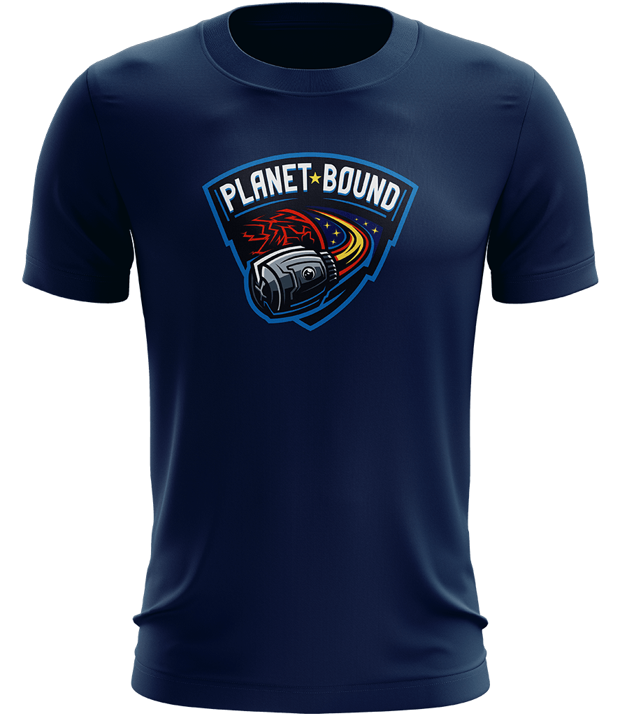 Planet Bound Logo Tee - Navy - ARMA - T-Shirt