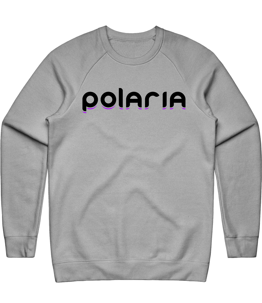 Polaria Text Crewneck - Grey - ARMA