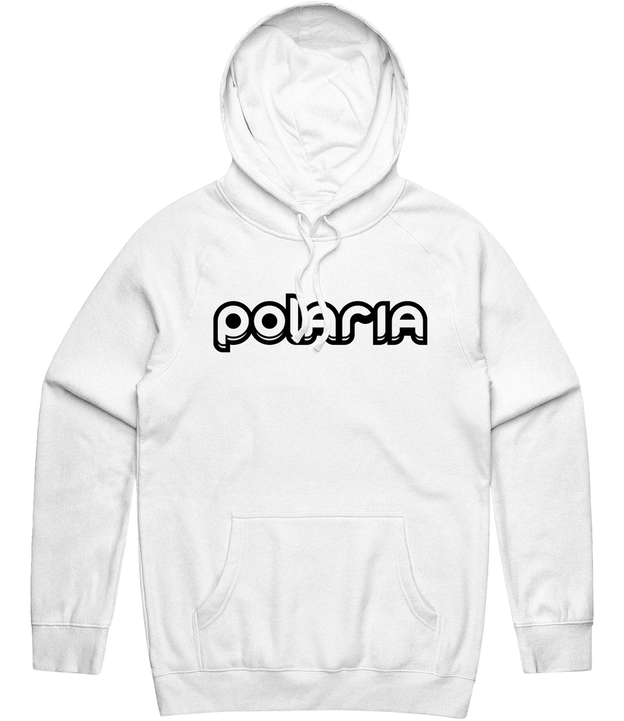 Polaria Text Hoodie - White - ARMA