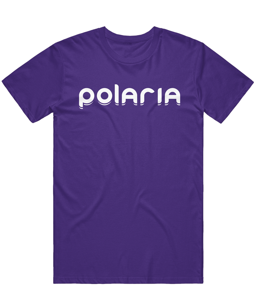Polaria Text Tee - Purple - ARMA