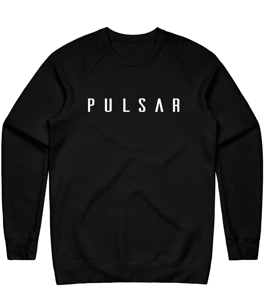 Pulsar Text Crewneck - Black - ARMA - Sweater