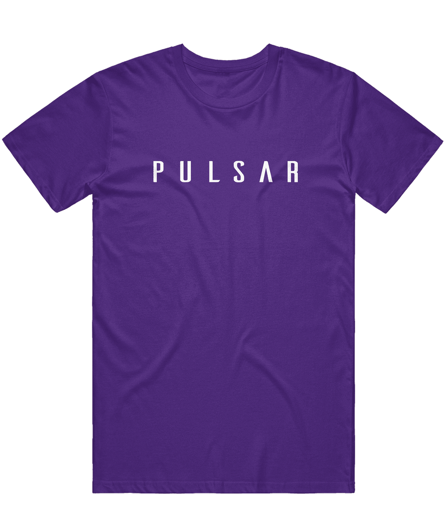 Pulsar Text Tee - Purple - ARMA