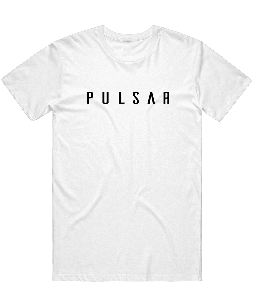 Pulsar Text Tee - White - ARMA